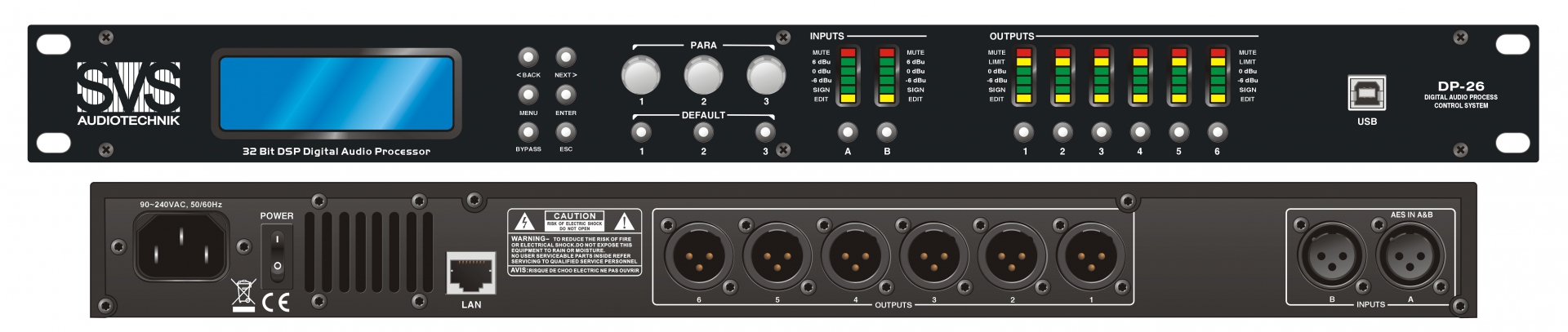 SVS Audiotechnik DP-26 Цифровой процессор: 2 входа 6 выходов в Амурской области