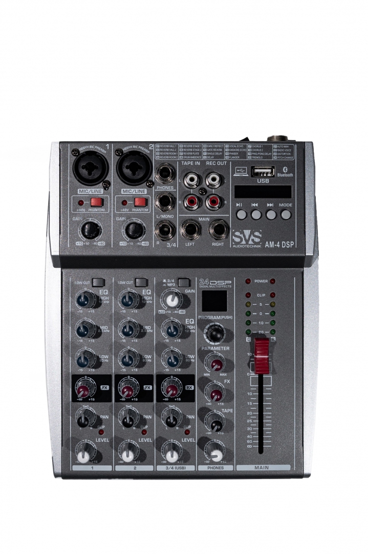 SVS Audiotechnik mixers AM-4 DSP Аналоговый микшерный пульт, 4-канала в Амурской области